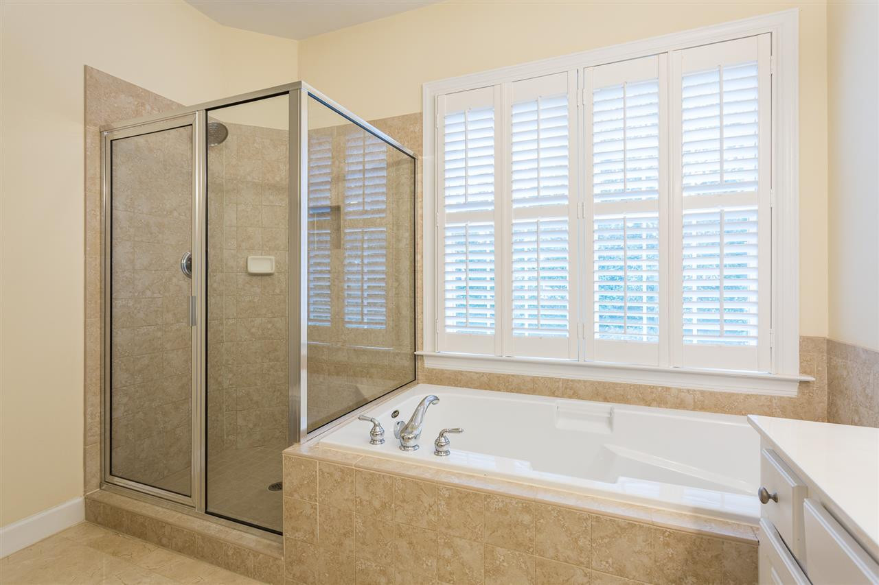 12608 Bellstone Lane Raleigh, NC 27614 - Photo 20 of 30 Walk in Shower and Soaking Tub