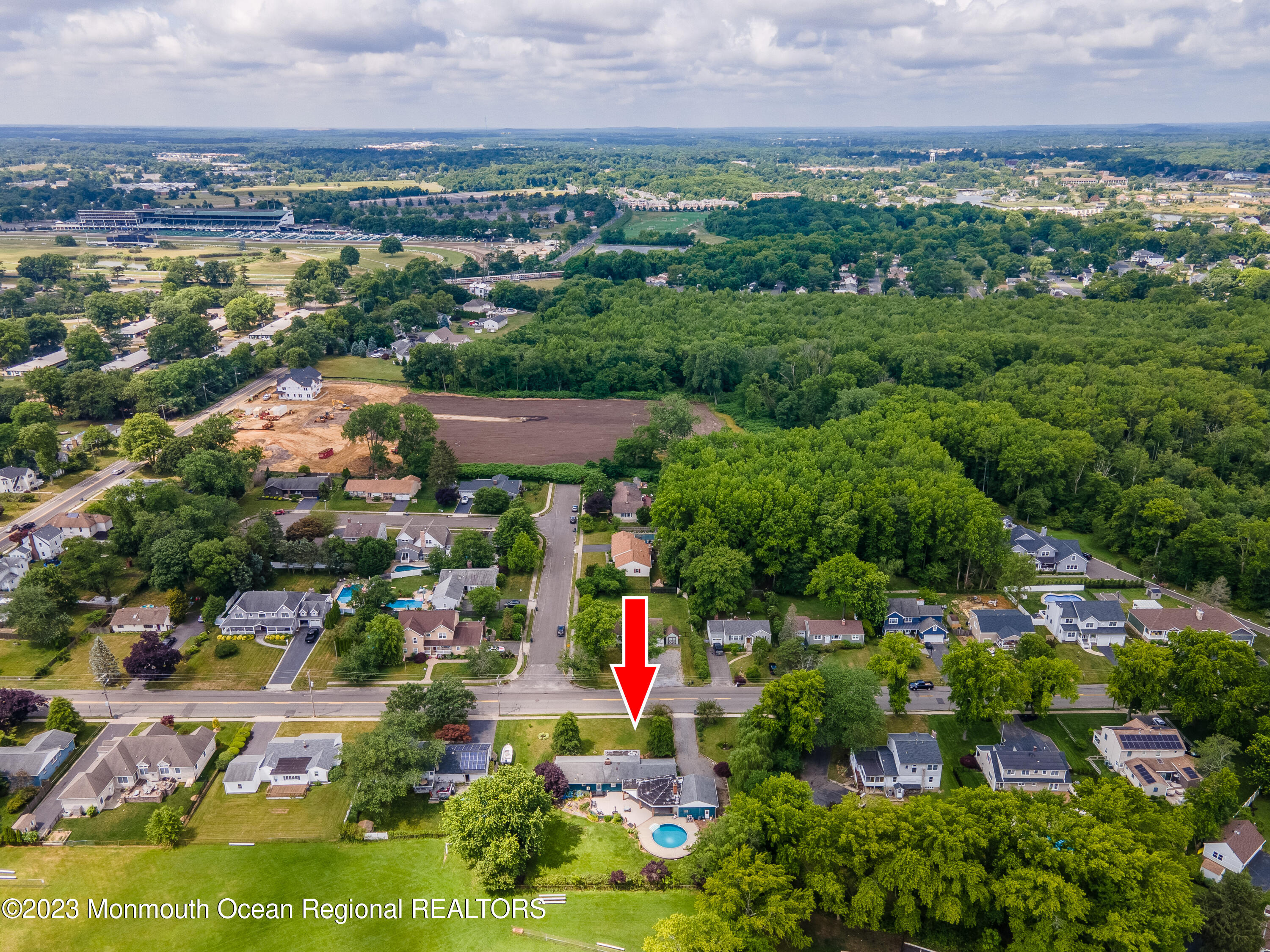 489 Branchport Avenue Oceanport, NJ 07757 - Photo 43 of 43 Aerial View