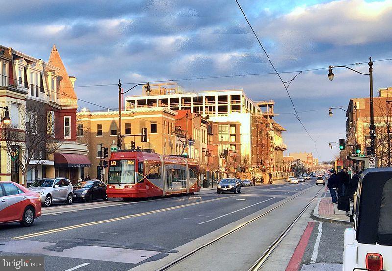 1670 Kramer Street Northeast Washington, DC 20002 - Photo 35 of 36 H Street with Street Car Trolley