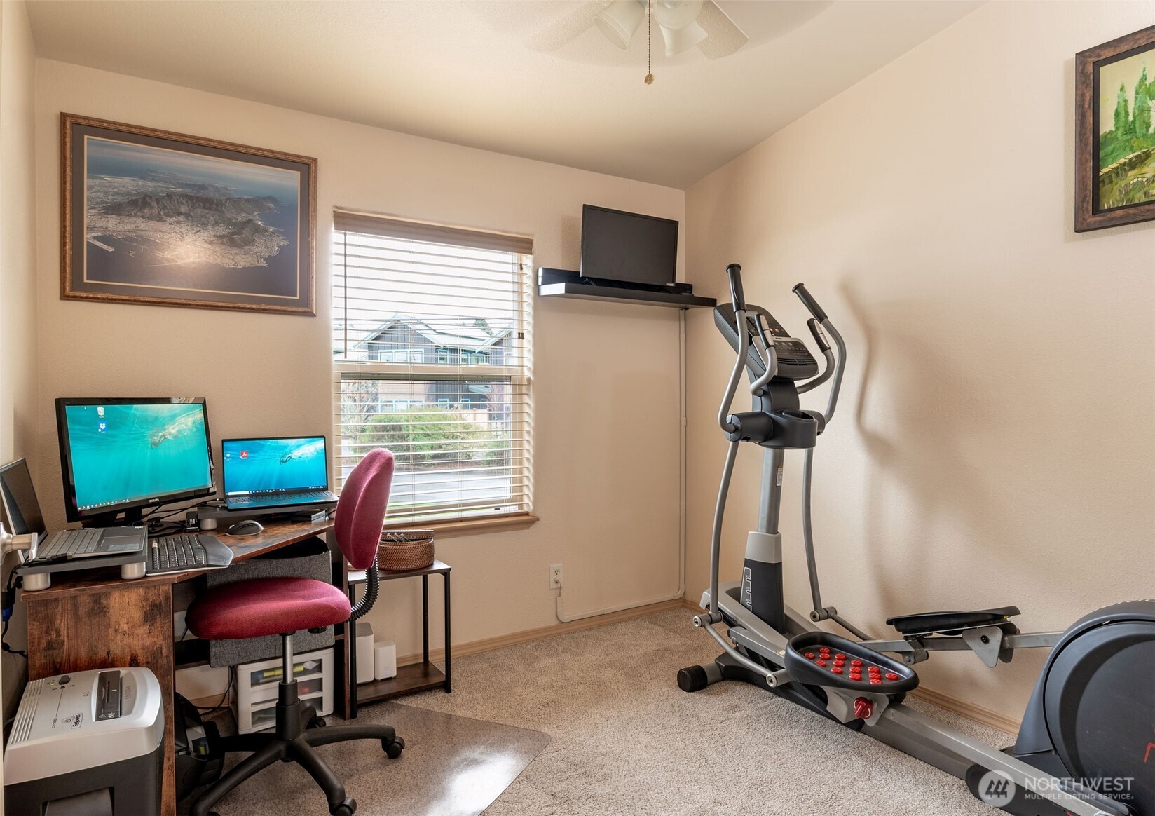600 Northeast Lincoln Road, Unit 4 Poulsbo, WA 98370 - Photo 23 of 30 a view of a workspace with gym equipment