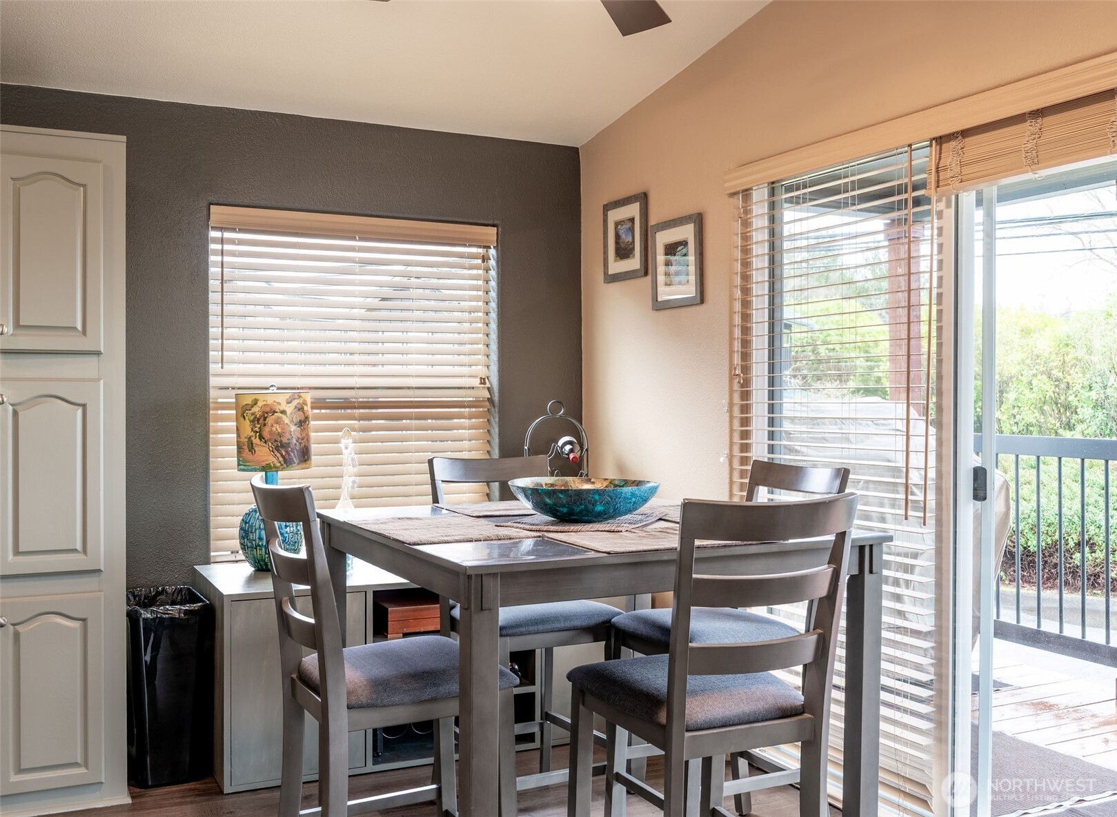600 Northeast Lincoln Road, Unit 4 Poulsbo, WA 98370 - Photo 10 of 30 a view of a dining room with furniture window and outside view