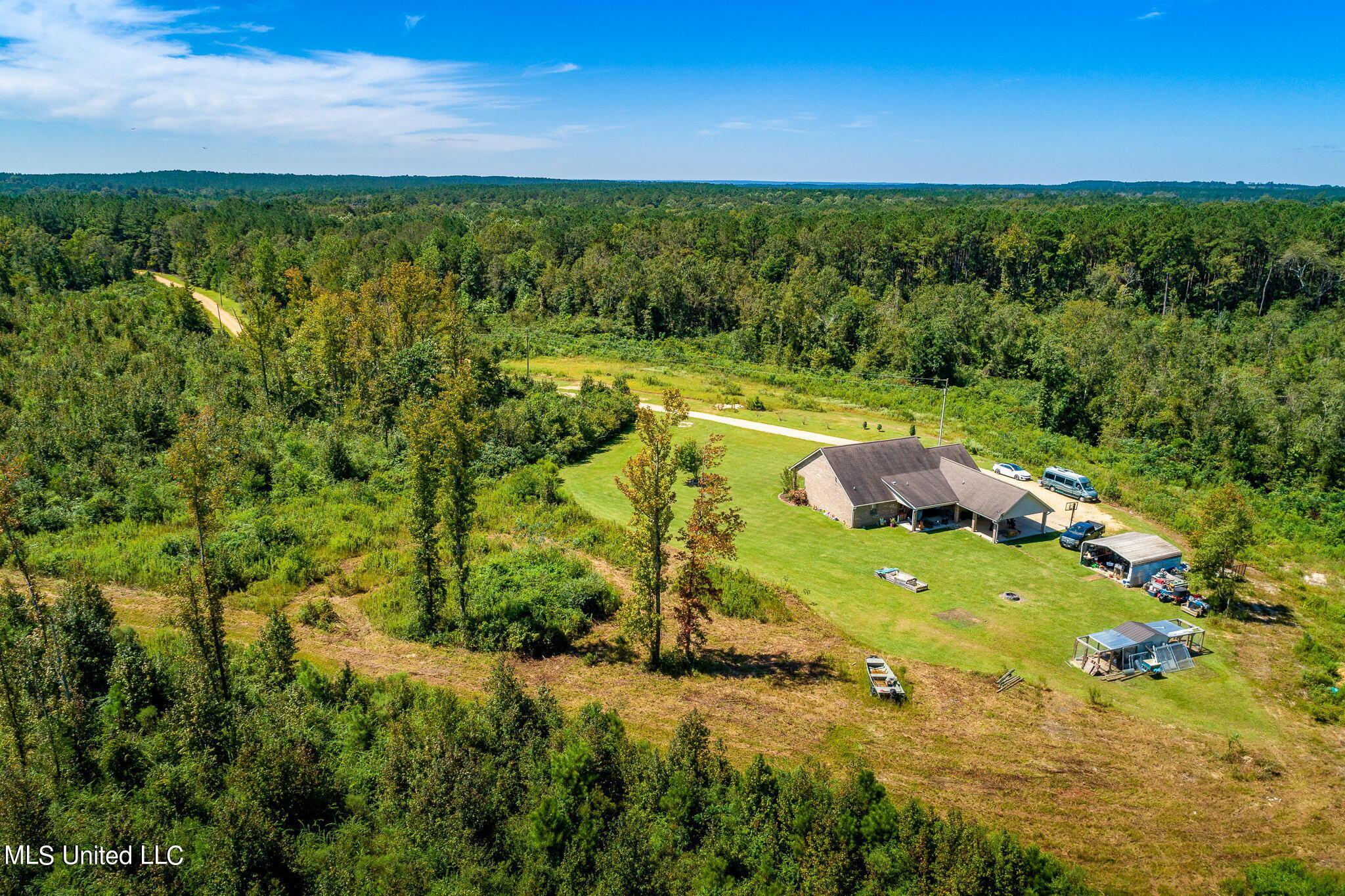 270 Grice Road Columbia, MS 39429 - Photo 50 of 50 4 Drone View (9 of 9)
