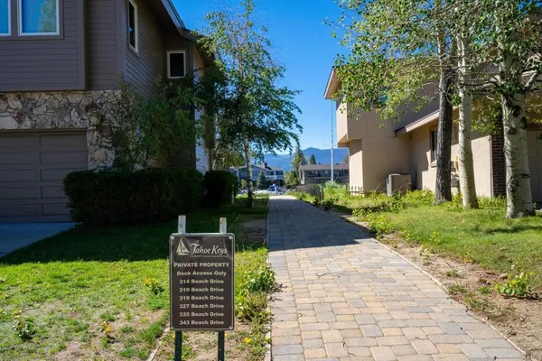 a view of a city with a lake