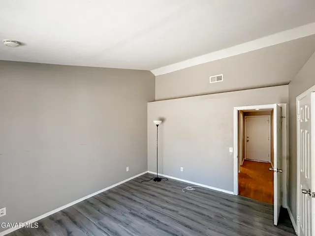wooden floor in an empty room
