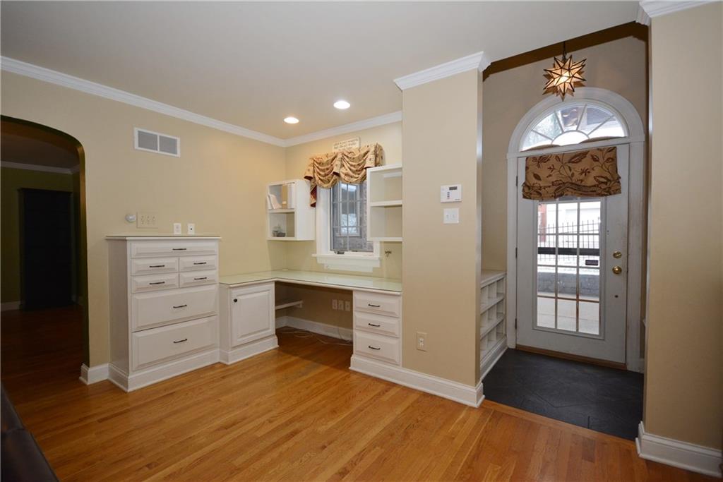 308 Bevington Road Forest Hills, PA 15221 - Photo 12 of 25 Family room custom desk area and access to mudroom which exits to beautiful outdoor pergola.