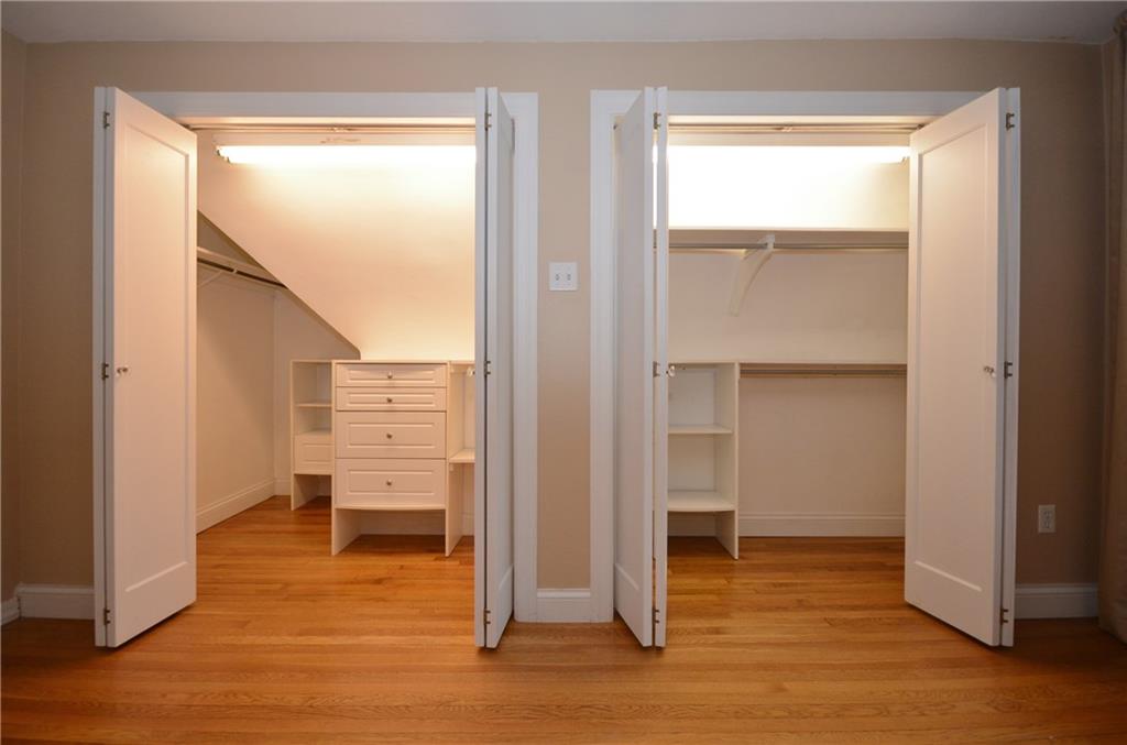 308 Bevington Road Forest Hills, PA 15221 - Photo 14 of 25 Master bedroom closet storage is well lit and includes plenty of room for belongings with added storage options.