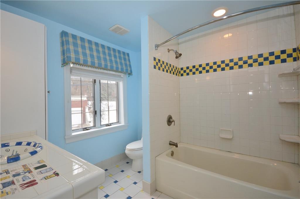 308 Bevington Road Forest Hills, PA 15221 - Photo 19 of 25 The second full bath on the second floor was designed with family in mind! Unique details and extra storage make this a fun, functional bathroom.