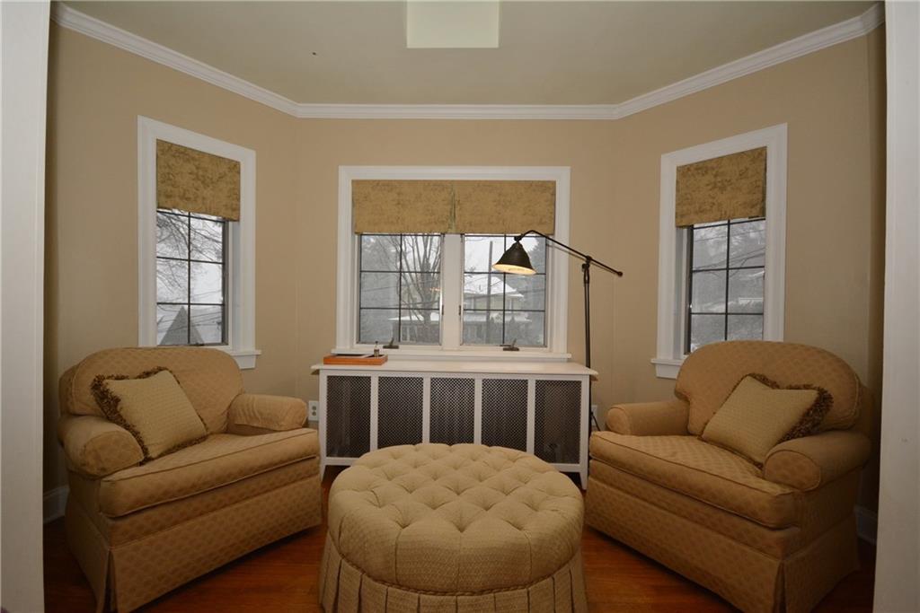 308 Bevington Road Forest Hills, PA 15221 - Photo 6 of 25 Sunroom in the front of the house, off the living room. Lots of natural light and added skylight. Includes window treatments.