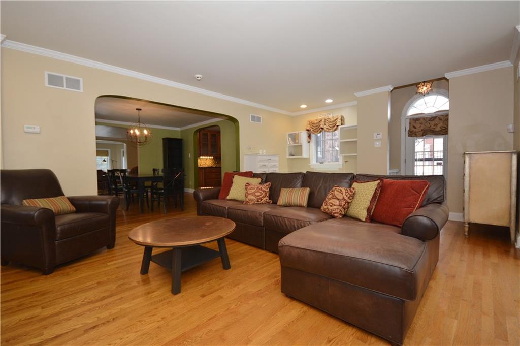 308 Bevington Road Forest Hills, PA 15221 - Photo 10 of 25 Extensive addition in 2005 added this large family room. Includes large bay window with seating, back entrance with mudroom, custom built in desk and large media/bookcase built ins.