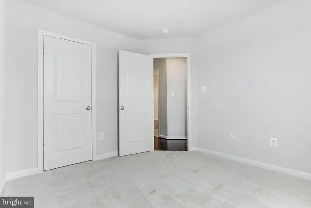 a view of an empty room