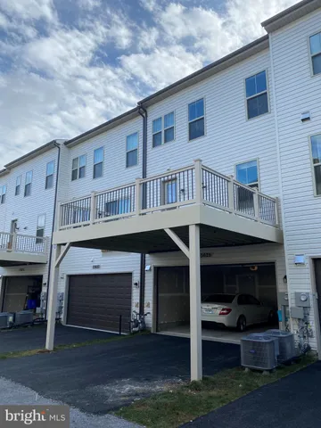 a view of a house with a balcony