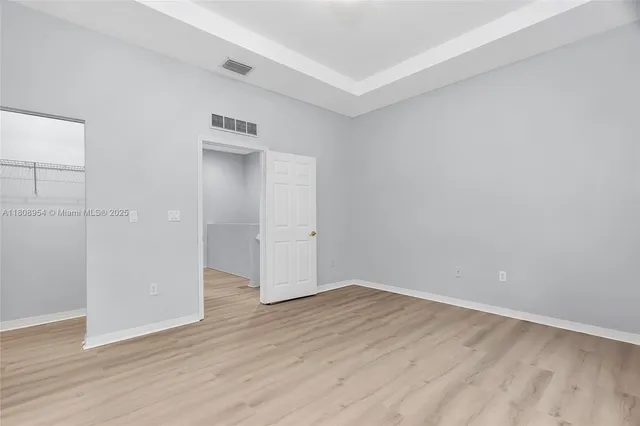 wooden floor in an empty room