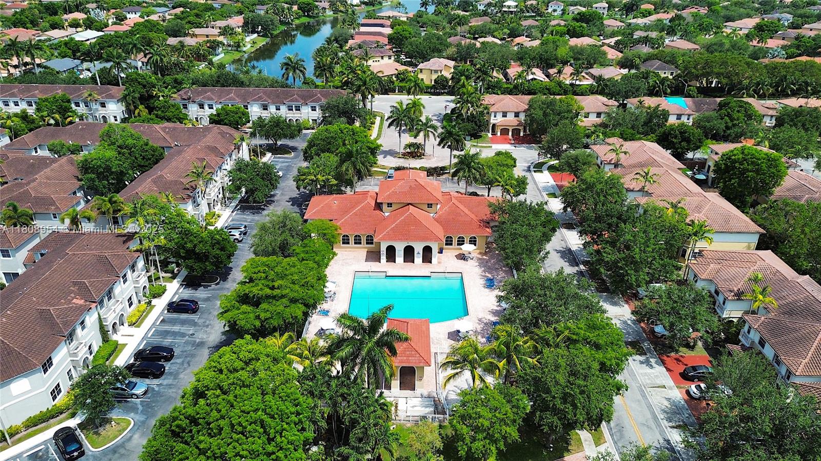 14059 Southwest 49th Street, Unit 4 Miramar, FL 33027 - Photo 25 of 29 an aerial view of residential houses with outdoor space and street view