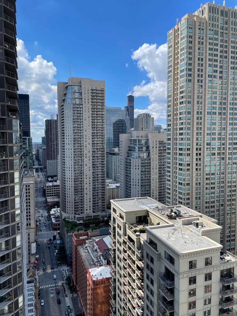 2 East Erie Street, Unit 3605 Chicago, IL 60611 - Photo 26 of 30 a view of a city with tall buildings