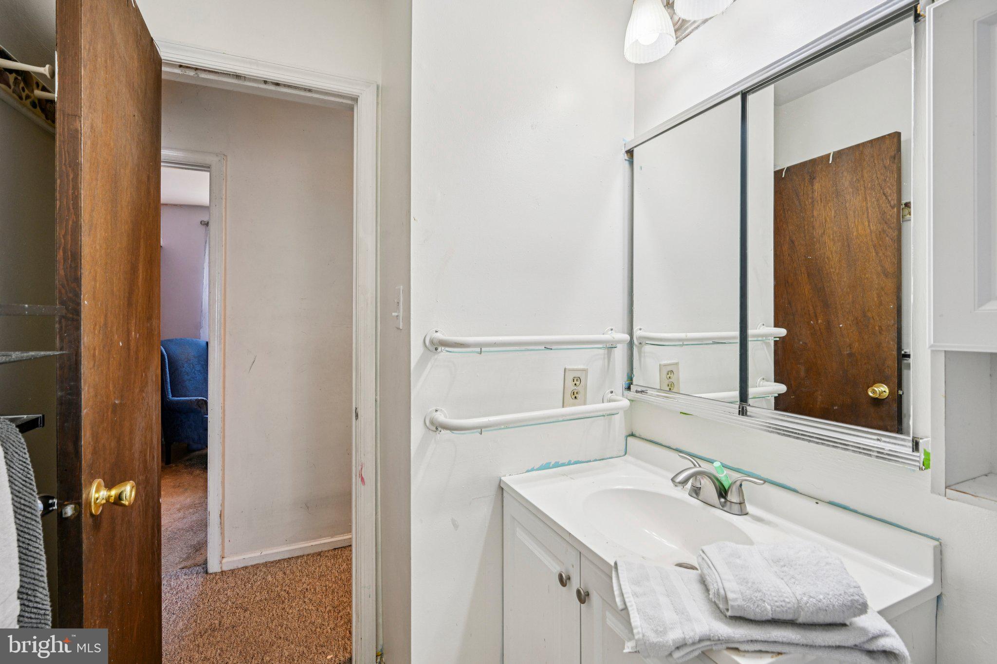 13 Tarnsfield Road Westampton, NJ 08060 - Photo 23 of 44 a bathroom with a sink and a mirror