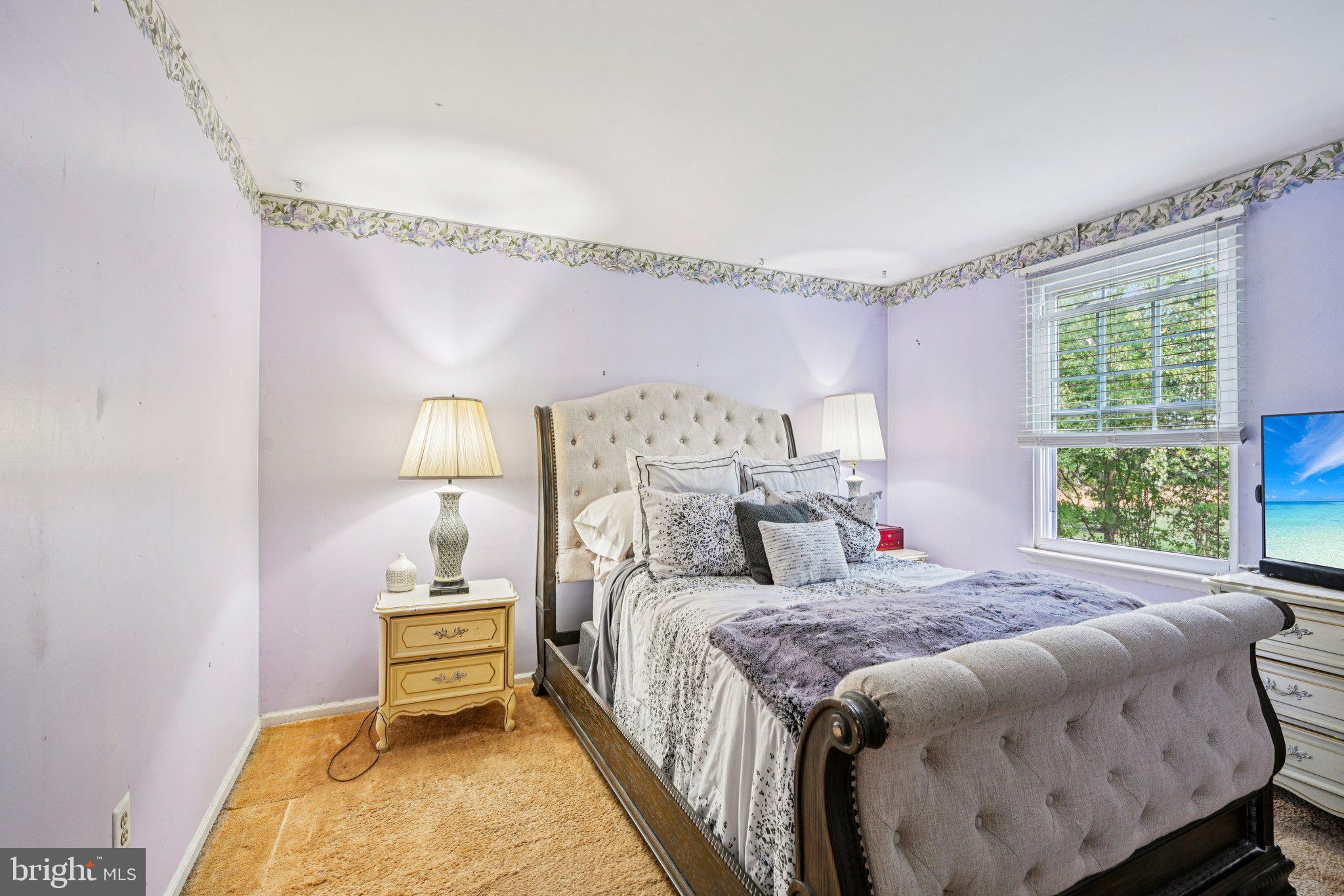13 Tarnsfield Road Westampton, NJ 08060 - Photo 28 of 44 a bedroom with a bed and a lamp on table window
