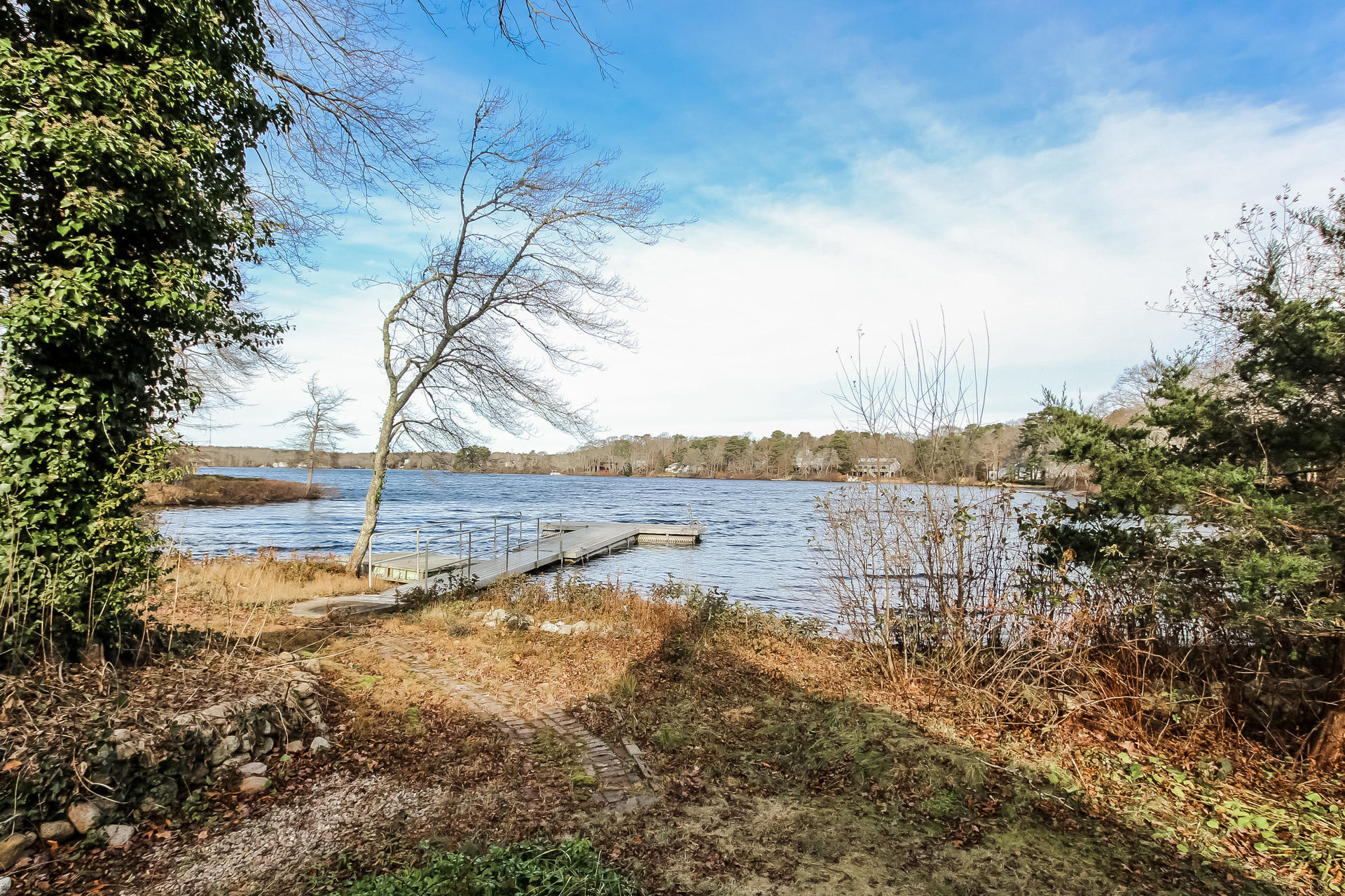 212 Holly Point Road Centerville, MA 02632 - Photo 2 of 30 a view of lake with yard