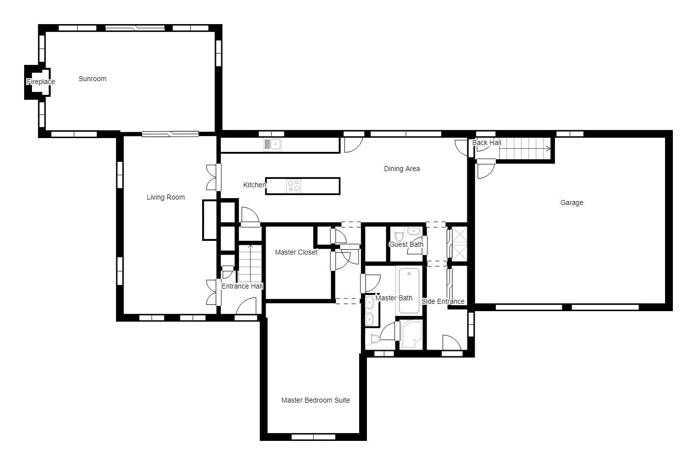 212 Holly Point Road Centerville, MA 02632 - Photo 26 of 30 a picture of floor plan