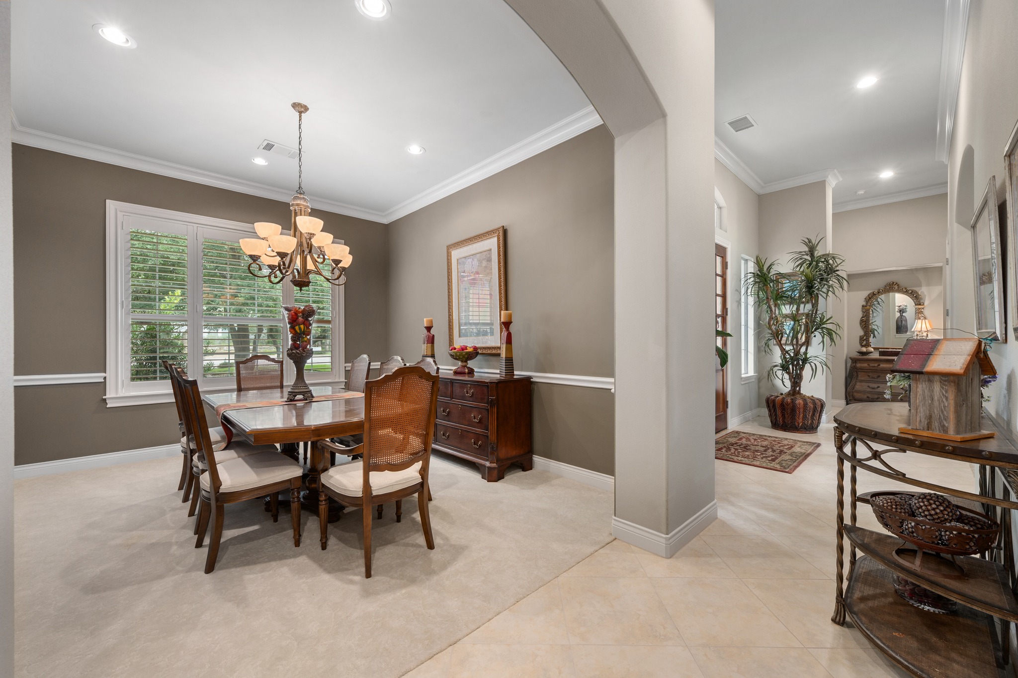 29 Meadows End Georgetown, TX 78628 - Photo 15 of 38 a view of a dining room with furniture window and outside view