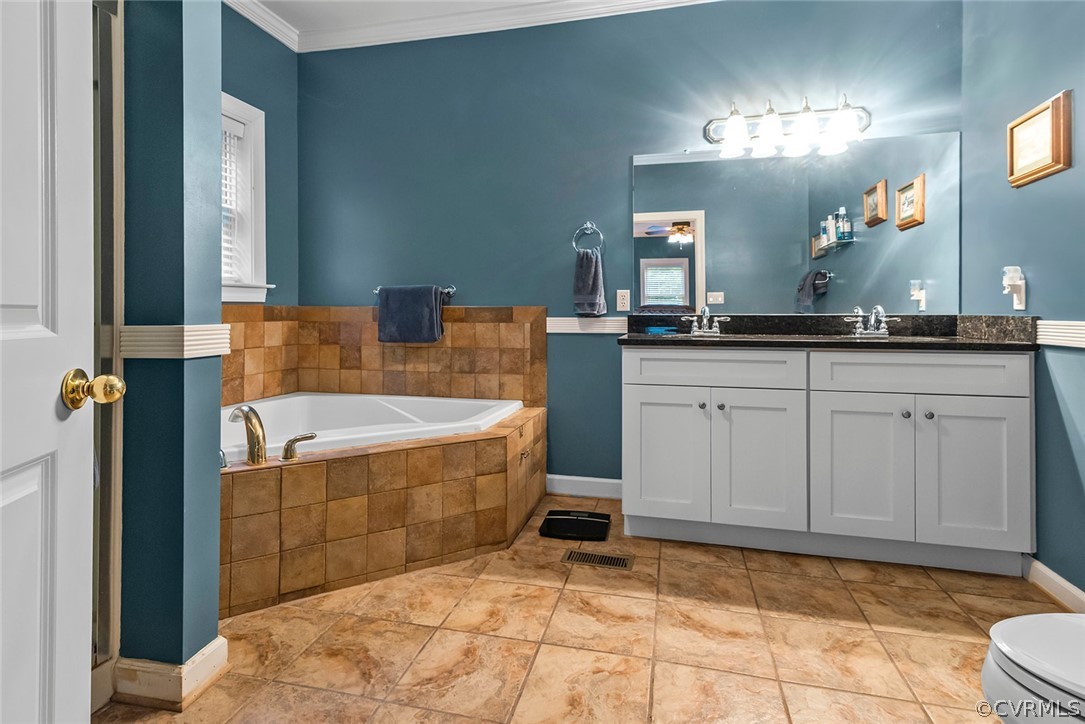 739 Glebe Landing Road Center Cross, VA 22437 - Photo 21 of 46 This bathroom attached to bedroom, features jet tu