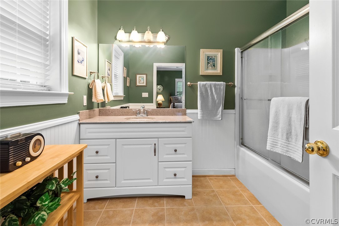 739 Glebe Landing Road Center Cross, VA 22437 - Photo 26 of 46 The bathroom for this first floor bedroom has a tu