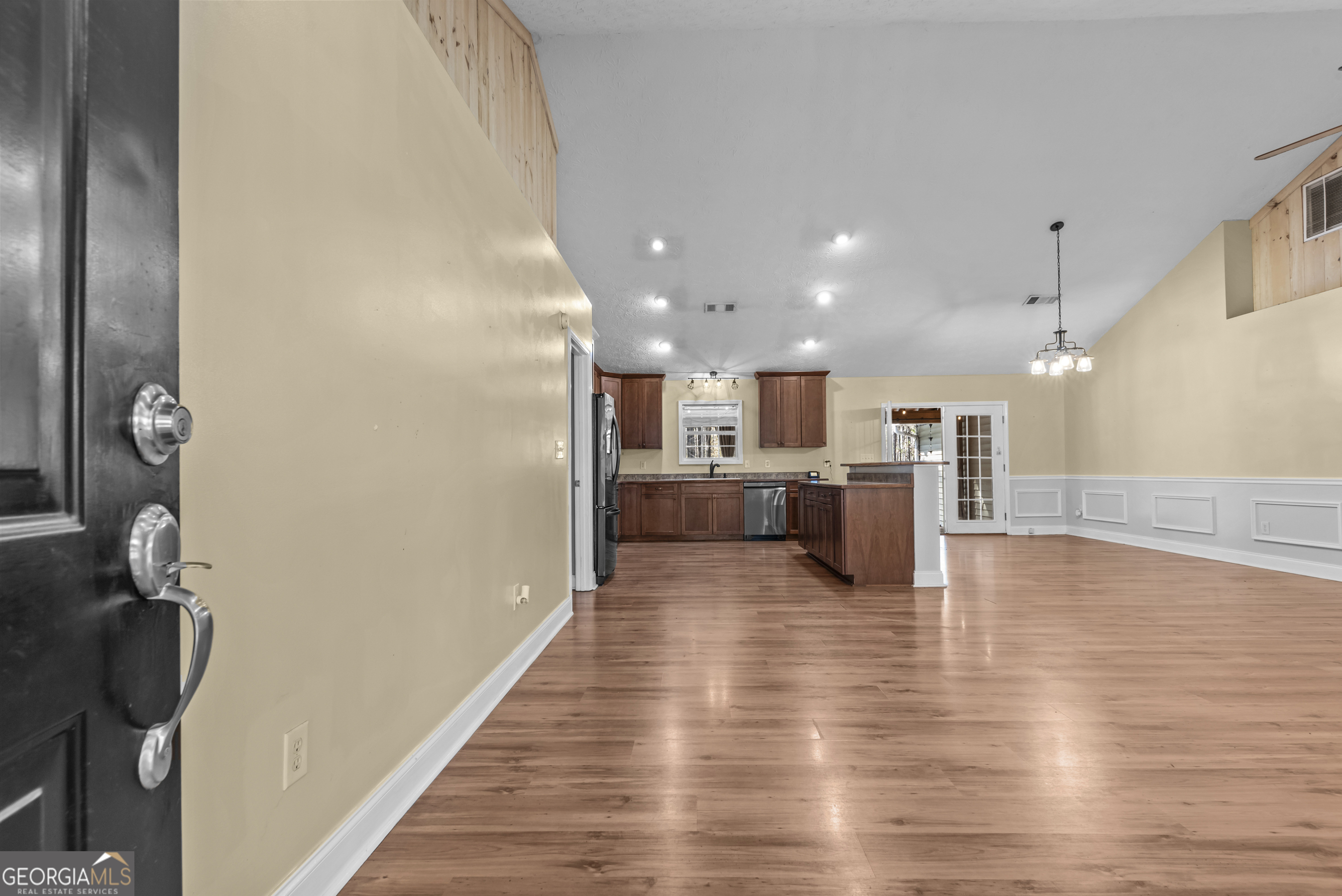 384 Scuffleboro Road Southeast Eatonton, GA 31024 - Photo 6 of 48 a view of a kitchen with a sink and cabinet