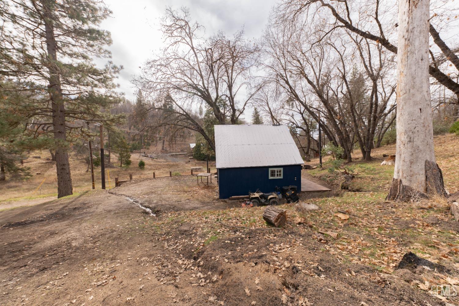 Undisclosed Address Posey, CA 93260 - Photo 24 of 51 a view of a yard with snow on the road