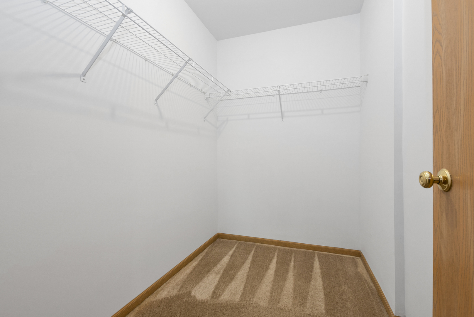 20301 South Pine Hill Road, Unit 1D Frankfort, IL 60423 - Photo 13 of 21 a view of a room with racks on the wall