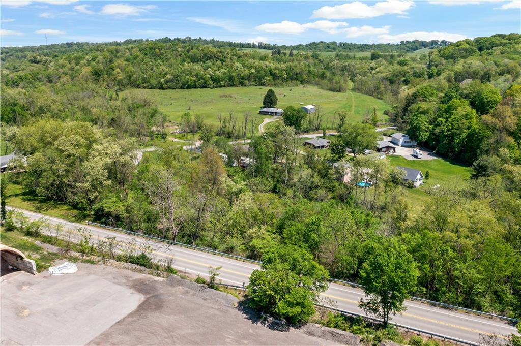 20 Coleman Road McDonald, PA 15057 - Photo 37 of 39 an aerial view of residential house with outdoor space and trees all around