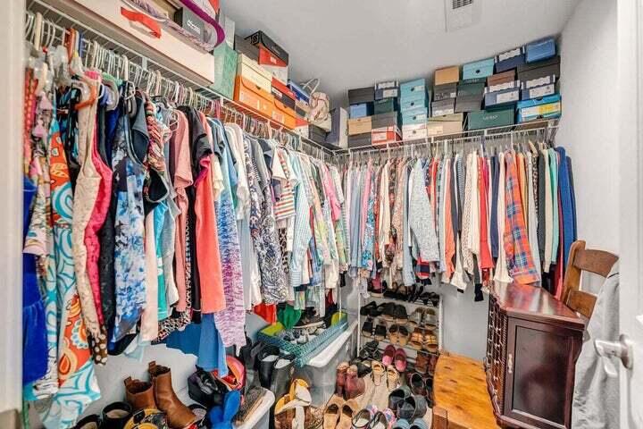 945 Burnt Chimney Road Wirtz, VA 24184 - Photo 21 of 54 a view of walk in closet with clothes and shoes