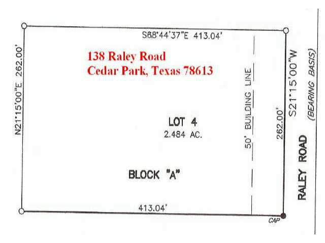 138 Raley Road Cedar Park, TX 78613 - Photo 1 of 1 Exterior Front