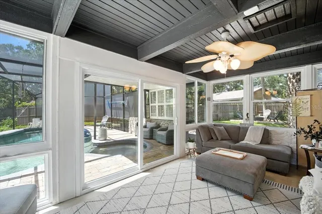 a view of an outdoor space and a lake view