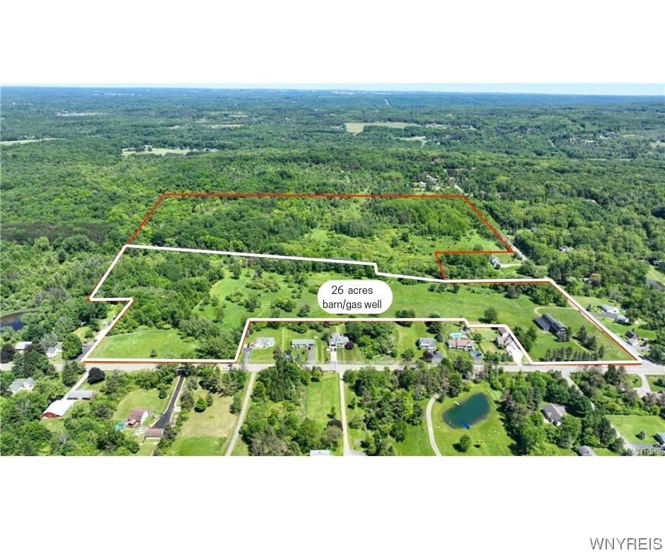976 Davis Road East Aurora, NY 14052 - Photo 3 of 36 Approximately 26 acres, barn, and gas well