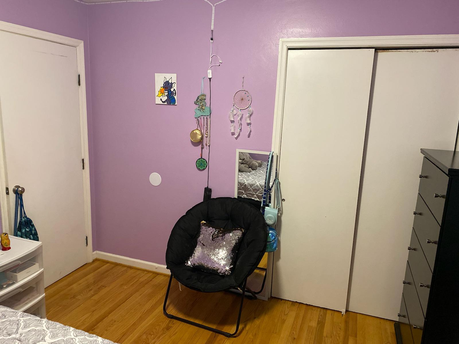 601 Olney Road Vinton, VA 24179 - Photo 11 of 18 a bedroom with a bed and wooden floor