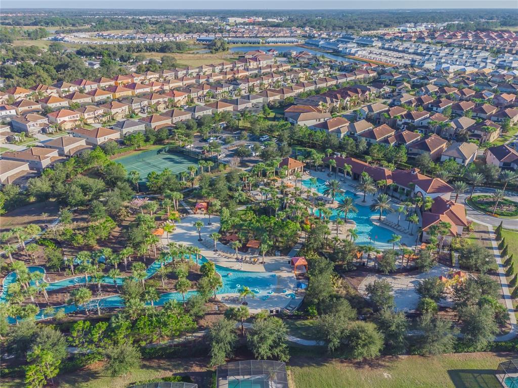 7196 Oakmoss Loop Davenport, FL 33837 - Photo 47 of 48 an aerial view of residential houses with outdoor space