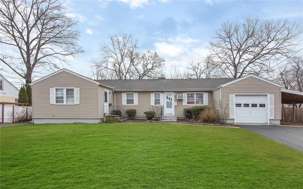 469 Palmetto Road Bridgeport, CT 06606 - Photo 1 of 1 Front of home. Sprawling ranch. Great income producing property. Wonderful In-law suite opportunity.