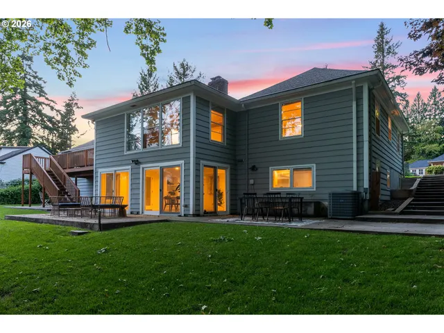 a front view of house with a yard