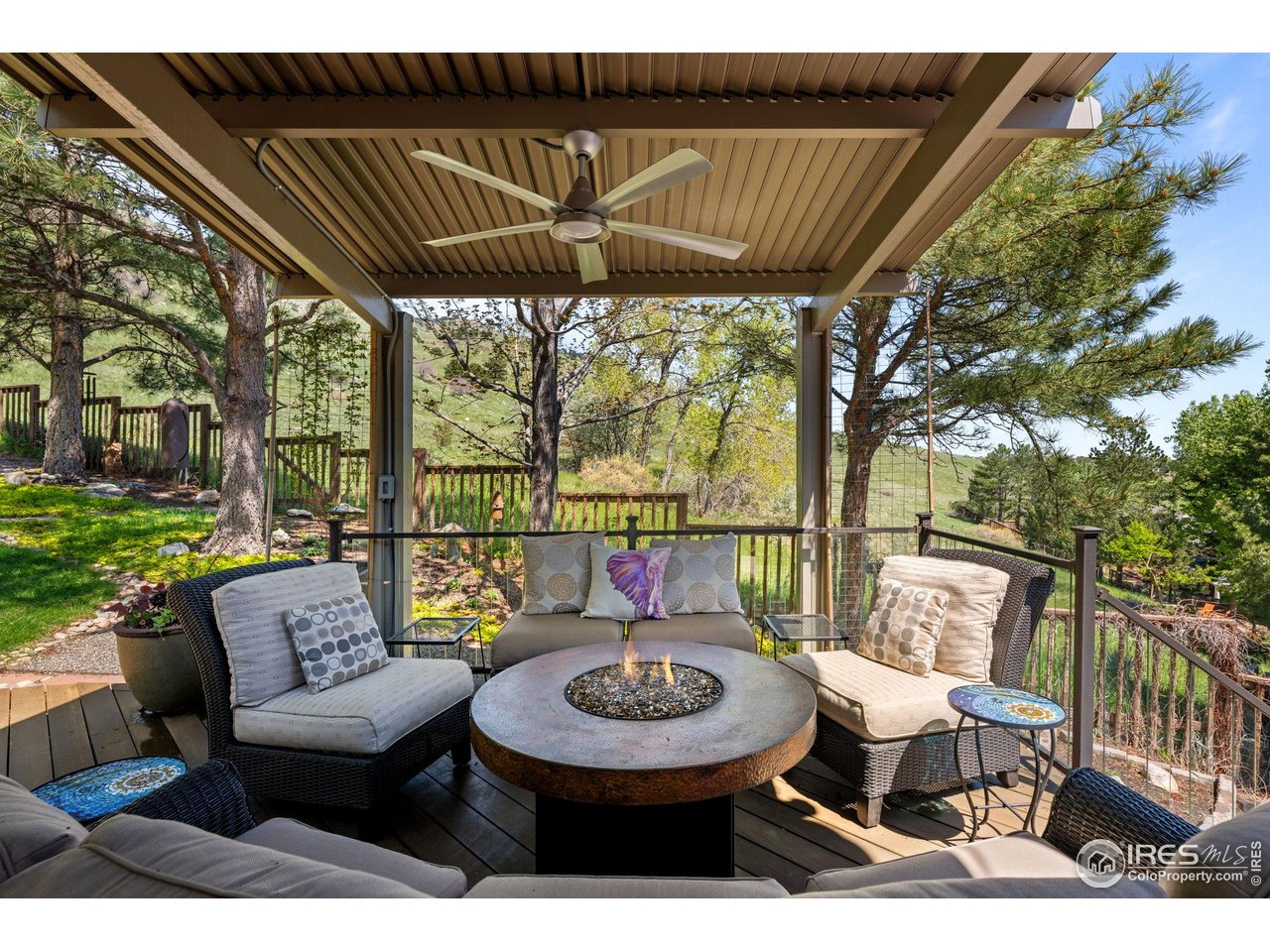 3945 Promontory Court Boulder, CO 80304 - Photo 15 of 33 a view of a outdoor seating area with furniture