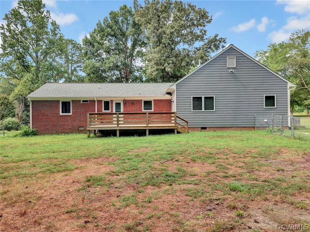 11311 Bundle Road Chesterfield, VA 23838 - Photo 32 of 38 a view of a house with a backyard