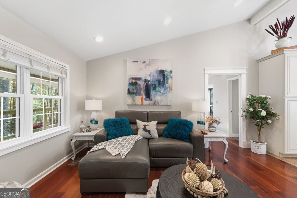 224 Timber Ridge Lane Ellijay, GA 30540 - Photo 18 of 61 a living room with furniture and a large window