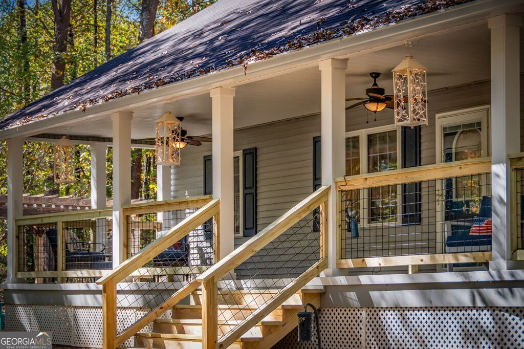 224 Timber Ridge Lane Ellijay, GA 30540 - Photo 5 of 61 a view of a balcony with staircase