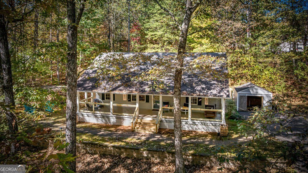 224 Timber Ridge Lane Ellijay, GA 30540 - Photo 54 of 61 a view of a house with a yard