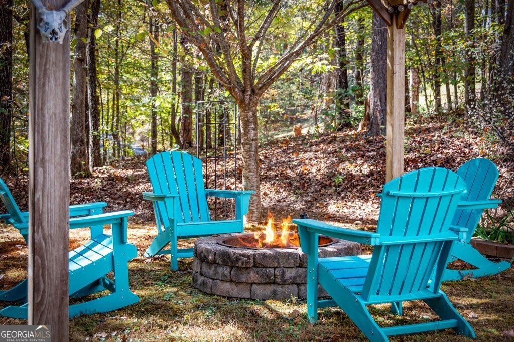 224 Timber Ridge Lane Ellijay, GA 30540 - Photo 8 of 61 a view of a chairs in a backyard