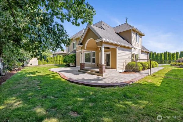 front view of house with a yard
