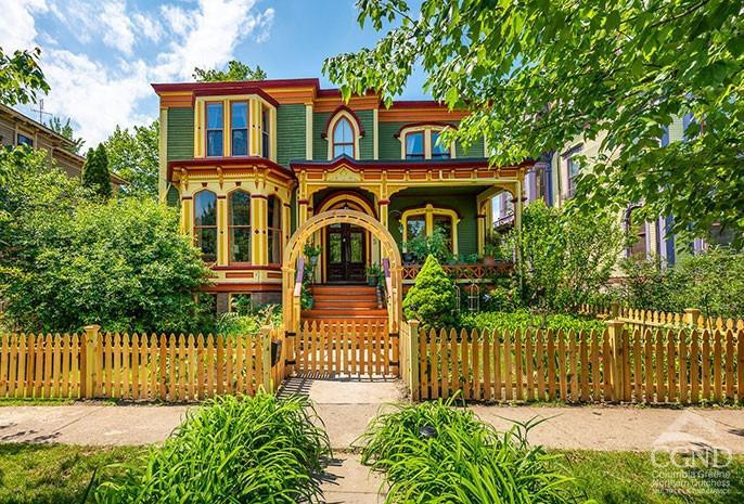 5 Willard Place Hudson, NY 12534 - Photo 1 of 26 a front view of a house with a garden