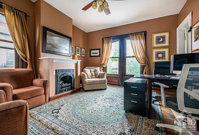 5 Willard Place Hudson, NY 12534 - Photo 15 of 26 a living room with furniture fireplace and a flat screen tv