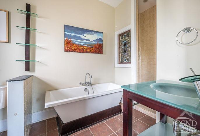 5 Willard Place Hudson, NY 12534 - Photo 17 of 26 a bathroom with a sink and a mirror