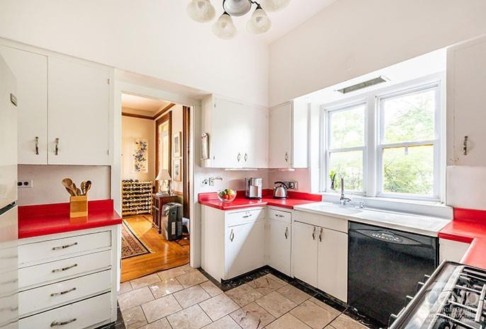 5 Willard Place Hudson, NY 12534 - Photo 18 of 26 a view of a kitchen with a window and cabinets