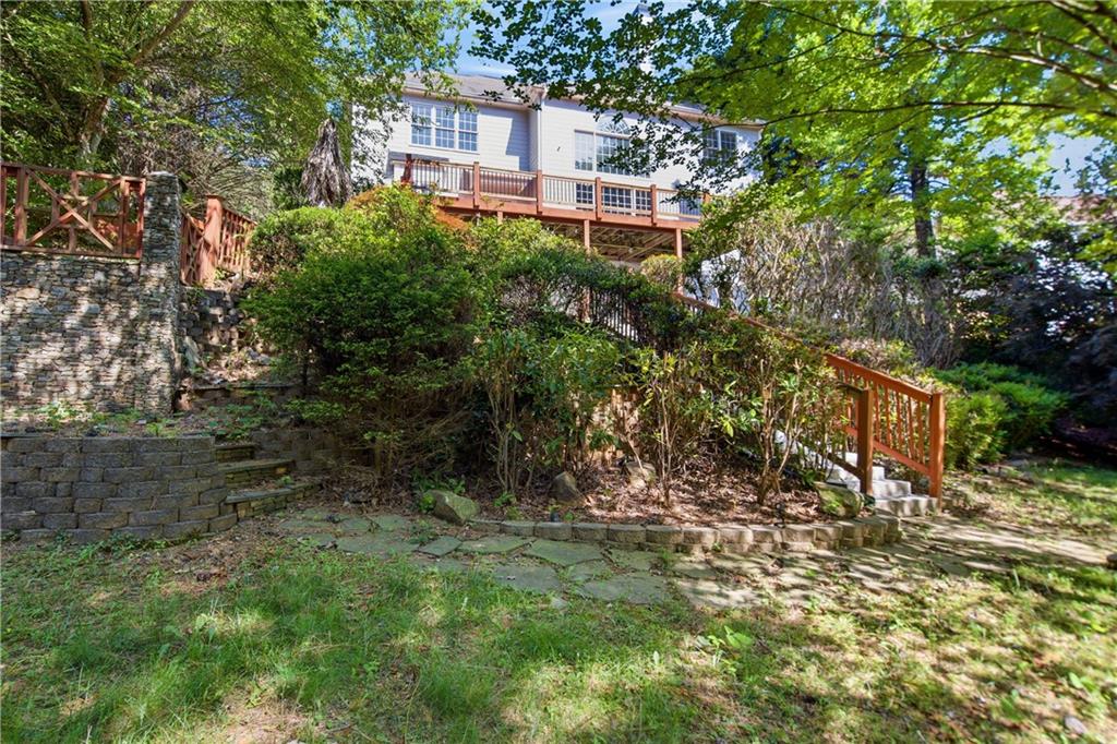 110 Mayes Farm Road Northwest Marietta, GA 30064 - Photo 46 of 49 a view of a house with a yard