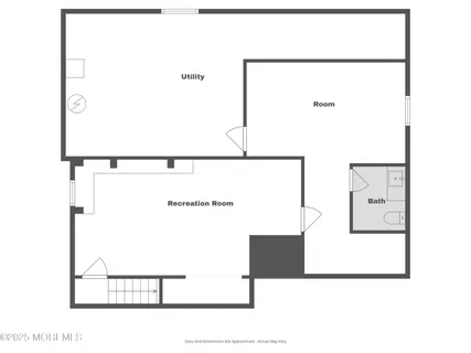 a picture of a floor plan